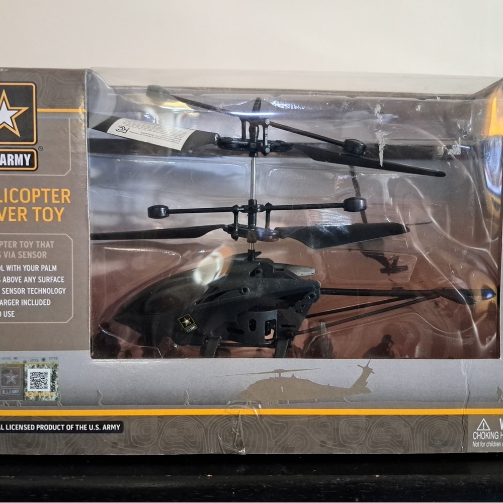 U.S. Army Black Helicopter Hover Toy